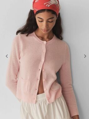 DOEN -Rosewater- Freya Cardigan M